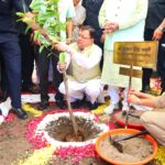 हरेला पर्व पर राज्यव्यापी पौधारोपण कार्यक्रम में मुख्यमंत्री ने रोपा रुद्राक्ष का पौधा