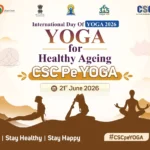 अंतर्राष्ट्रीय योग दिवस पर CSC के सैकड़ों केंद्रों में योग शिविर, पीएम कार्यक्रम का होगा लाइव प्रसारण