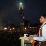मुख्यमंत्री श्री पुष्कर सिंह धामी बन्नू बिरादरी द्वारा परेड ग्राउंड, देहरादून में आयोजित दशहरा महोत्सव में हुए शामिल